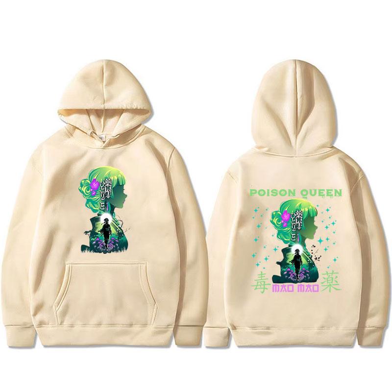 Anime The Apothecary Diaries Maomao Hoodie Men Women Clothing Casual Fleece Cotton Pullover Male Vintage Oversized Sweatshirt