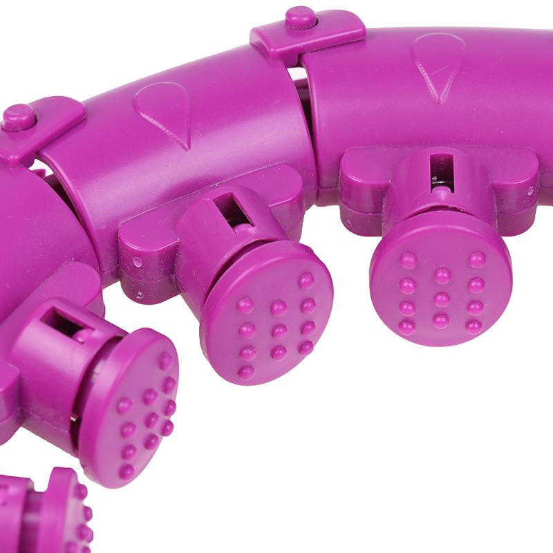 Weighted Fit Exercise Circle Infinity Fitness Hoop With Detachable Knots For Adults Children Weight Loss And Exercise