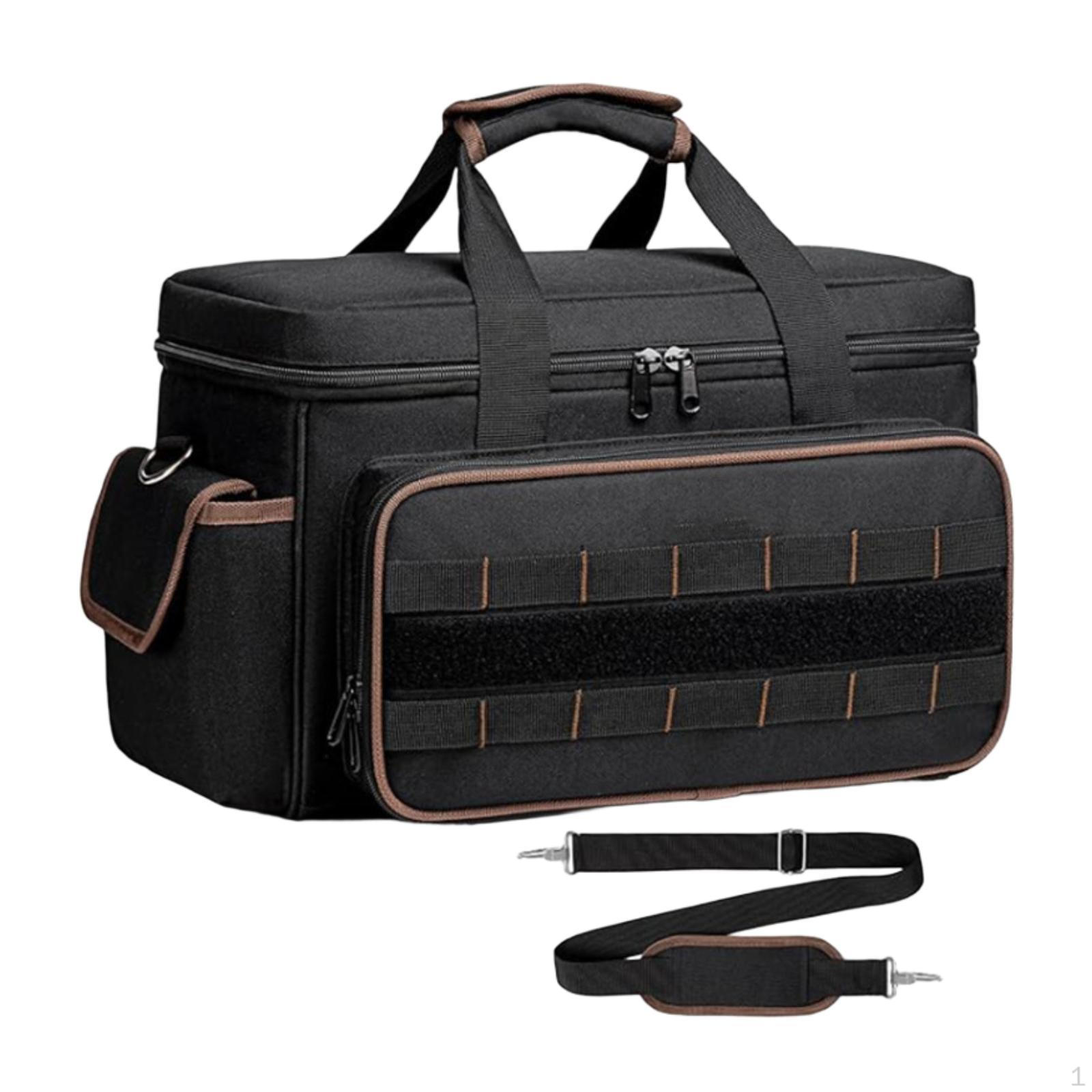 

Сверхпрочная сумка для инструментов для хранения и переноски, универсальная, с плечевым ремнем, сумка-органайзер, тоут для