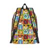 Pop Eeveelutions Eevee Casual Backpack Sports High School Hiking Travel Pokemoned  Daypack Laptop Computer Canvas Bags