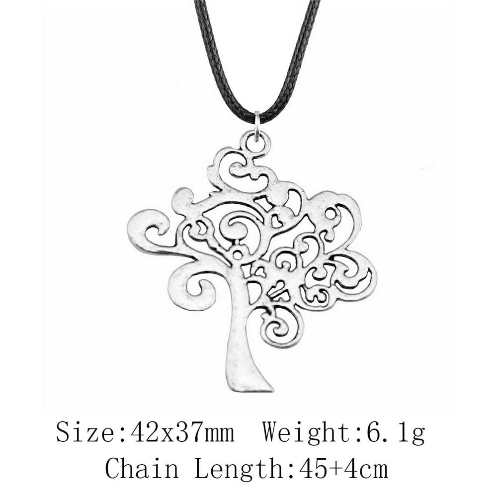 Valentinstag Halsdekoration Lebensbaum Baum Halskette Lederkette 45cm Günstige Dinge Choker Hals