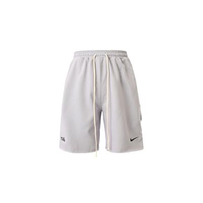 Dri-FIT Sport Standard Issue Einfarbig Schnürung Mid-Rise Basketballshorts Herrenshorts Wolfsgrau Schwarz FN2891-012