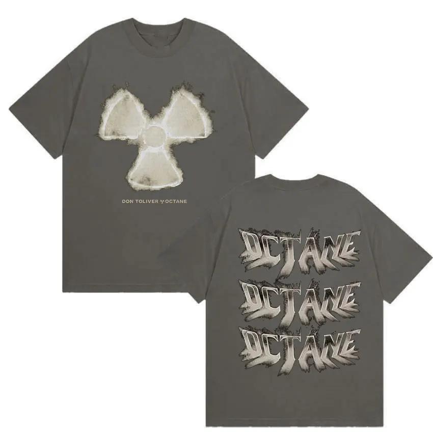 

Rapper Don Toliver Octane Album 2026 Merch T Shirt Unisexs Gothic Vintage Cotton Tshirts Hip Hop Loose Clothing Tshirt 4XL