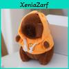 Niedliches Capybara-Plüschtier, Anhänger, Avocadogrün, flauschiges Stofftier, 12 cm