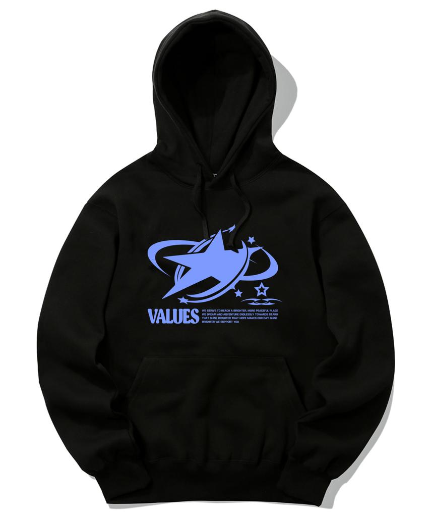 Blue Stars Graphic Hoodie - 9 Colors (Type A)
