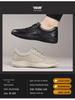 2025 Spring Men's Casual Breathable Cowhide Leather Shoes - Soft Genuine Leather Design