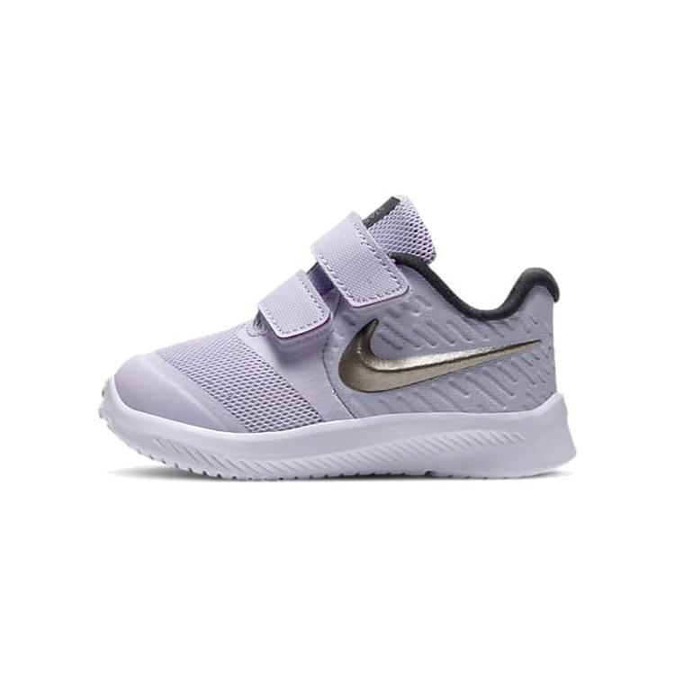 (TD) Nike Star Runner 2  Light Purple Silver  Baby AT1803-502 EU 22