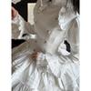 Spot [Phantom Meow Trace] Double-breasted lace splicing to wear Lolita Gothic design niche dress