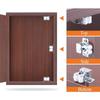 New 10-1Pack Magnet Cabinet Catches Door Stop Closer Stoppers Damper Buffer For Wardrobe Hardware Furniture Fittings Accessories