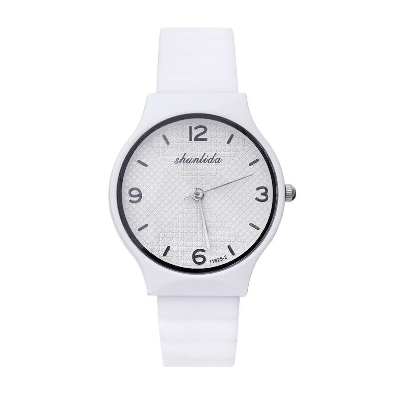 Candy Color Silicone Tape Women'S Watch Small Fresh And Fashionable Student Quartz Watch Women