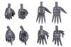 Kotobukiya Modeling Support Goods Hand Unit Sharp Hand 25mm In Plastic Model M.S.G 2, Approx. Length, Non-Scale