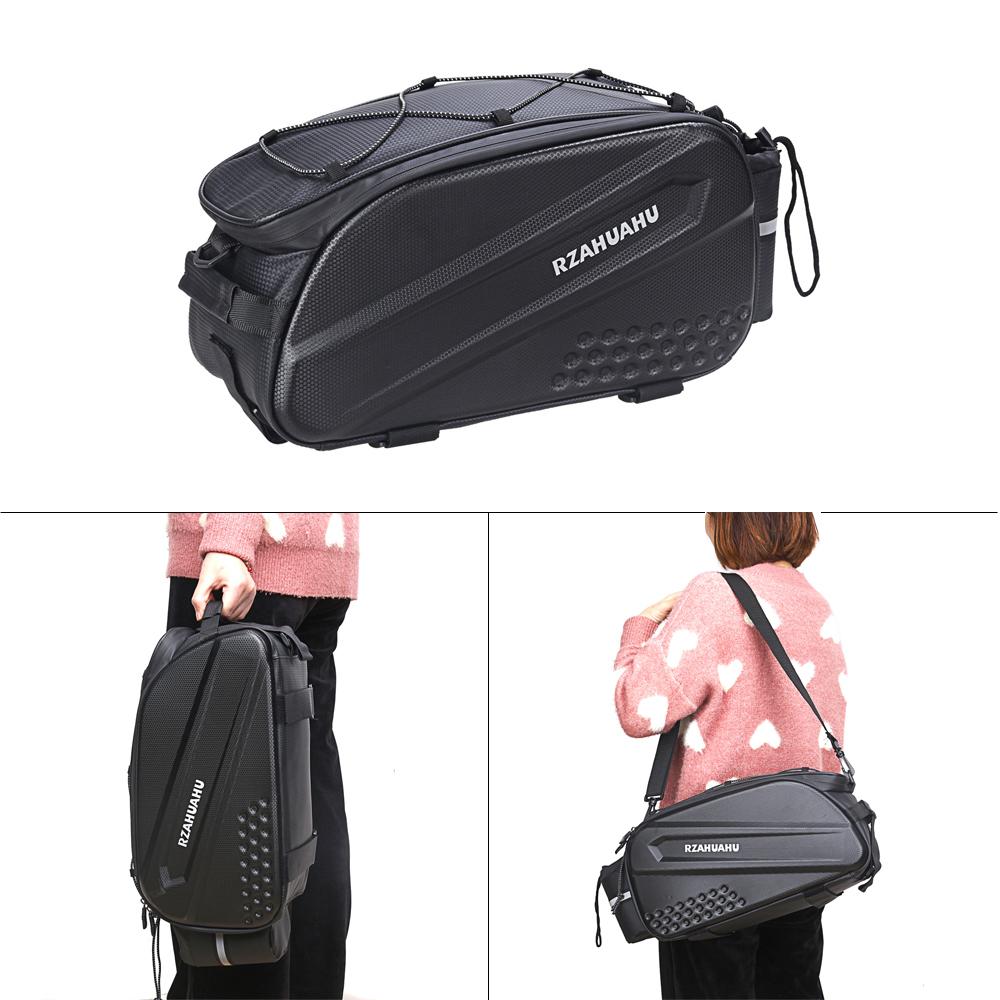 Areyourshop 10L Multifunctional Bicycle Rear Seat Bag Waterproof Cycling Bike Rack Trunk Cargo Bag
