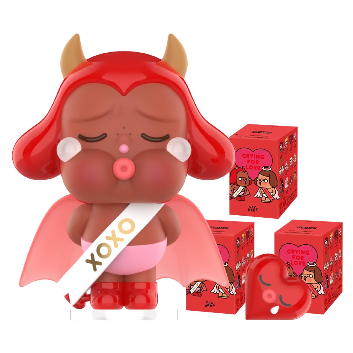 

POP MART CRYBABY Crying For Love Series Pop Mart Gachapon Blind Box Figure Plastic Model Premium Toy PVC Soft Vinyl Original Character Birthday Gift