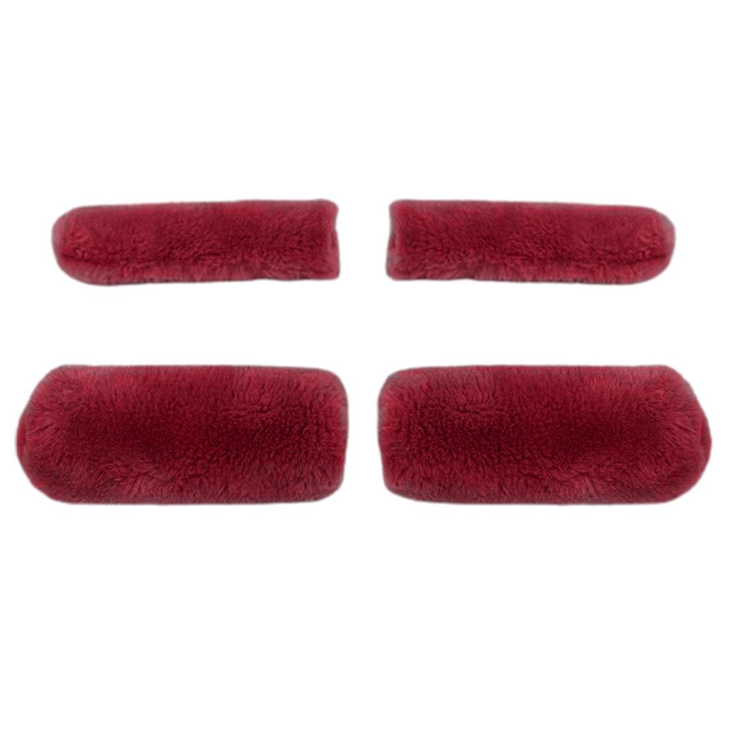 4 Pack Stylish Handlebar Covers Anti Slip Motorcycle Handlebar Covers Breathable Gloves for Motorcycles & Electric Bikes