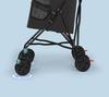 Lightweight Foldable Pet Stroller for Small Cats & Dogs - Outdoor Use