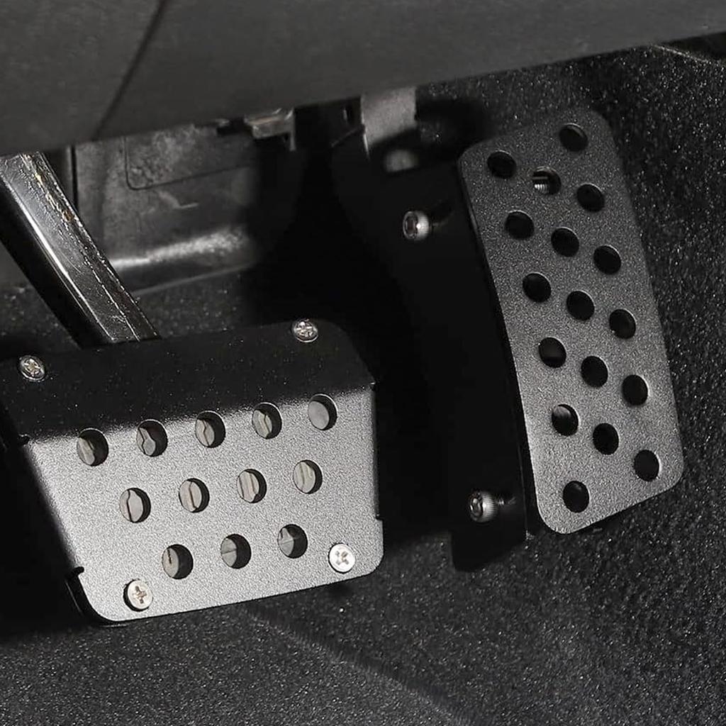 Vancroser Wrangler JK Raised Accelerator Pedal for Wrangler Accelerator Custom Parts 2007-2017 JK, Non-Slip Pedal, (Black)