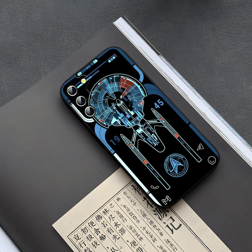 S-Star Trek Ships Phone Case For Samsung Galaxy S24 S25 S26 S22 S23 S20 S21 Ultra Fe Plus A16 M54 A14 A54 A24 Coque