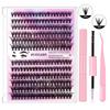 Diy Segmented False Eyelashes 12 Rows Large Capacity Glue Tweezers Set Combination Eyelashes