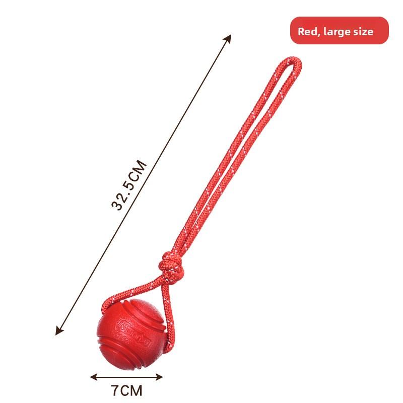 Pet Toy Balls, Rope Balls, Dog Interactive Toys, Reflective Rope Training, Dog Bite Force, Teeth Grinding, and Bite Resistance