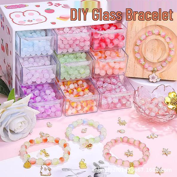 Children's DIY Beading Kit: Handmade Bracelet and Jewelry Craft Set