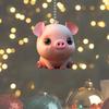 Cute Pig Acrylic Keychain Car Interior Decoration Pendant For Backpack Festive Gift