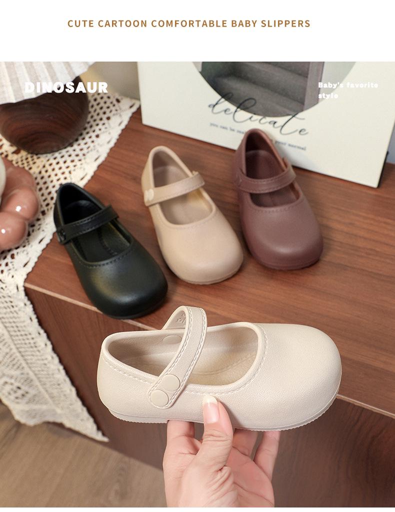 Girls' EVA Princess Shoes: Cute, All-Season School Style Moccasins with Soft Soles for Toddlers