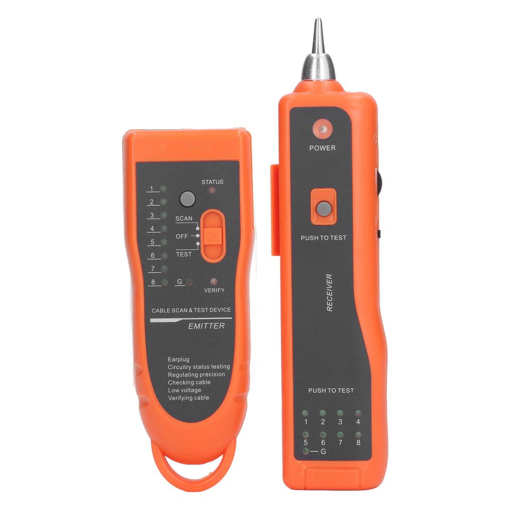 Wire Finder with Earphone Multifunctional Network Line Locator RJ11 RJ45 Telephone Cable Tester