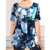 Casual Short Sleeved Printed Fashionable Oversized 3D Top Pattern T-shirt for Men Comfortable Summer Round Neck