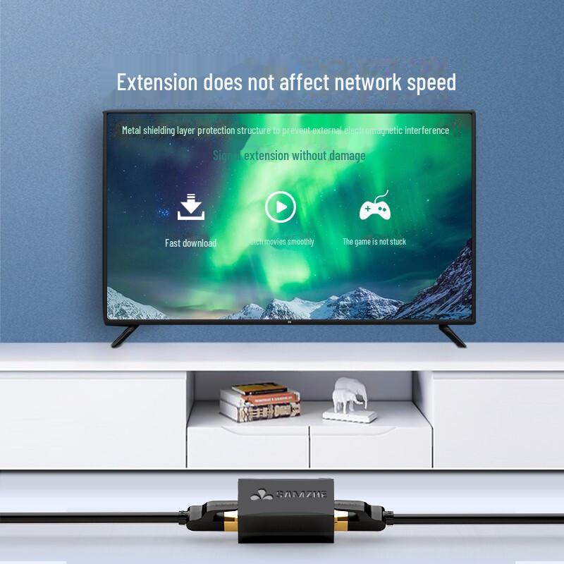 Shanze RJ45 Network Cable Connector for Cat5e/Cat6.