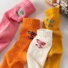 Funny Socks Cotton Embroidery Letter Today I’m Awesome Japan Korean Designer Socks Couple Mid-tube Sock Sports for Men Women