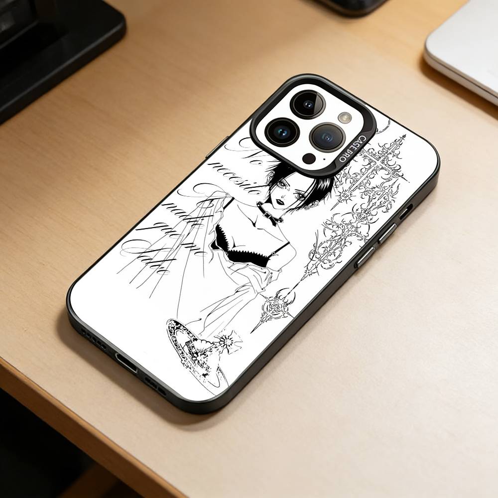 

NN-NANA Чехол для телефона для iPhone 17,16,15,14,13,12,11 Plus,Pro Max,XS,Красочный серебристый чехол для телефона Funda Cover iPhone15