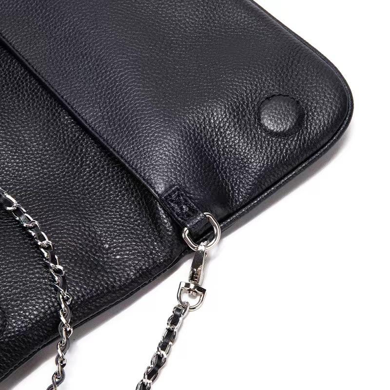 Women Hot Diamond Chain Leather Bag Messenger Bag Handbag Simple Wing Design Shoulder Bag