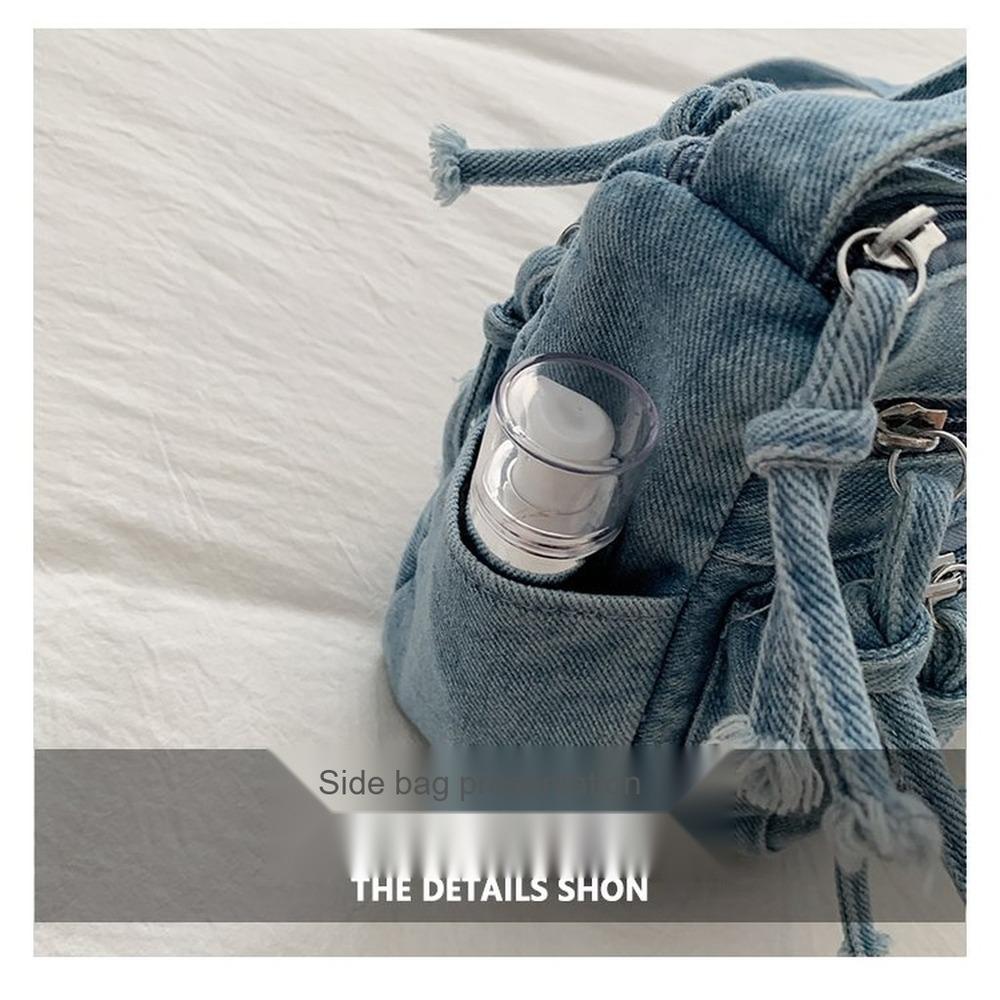 Lightweight Large Capacity denim Multipurpose Storage Bag for Daily Use