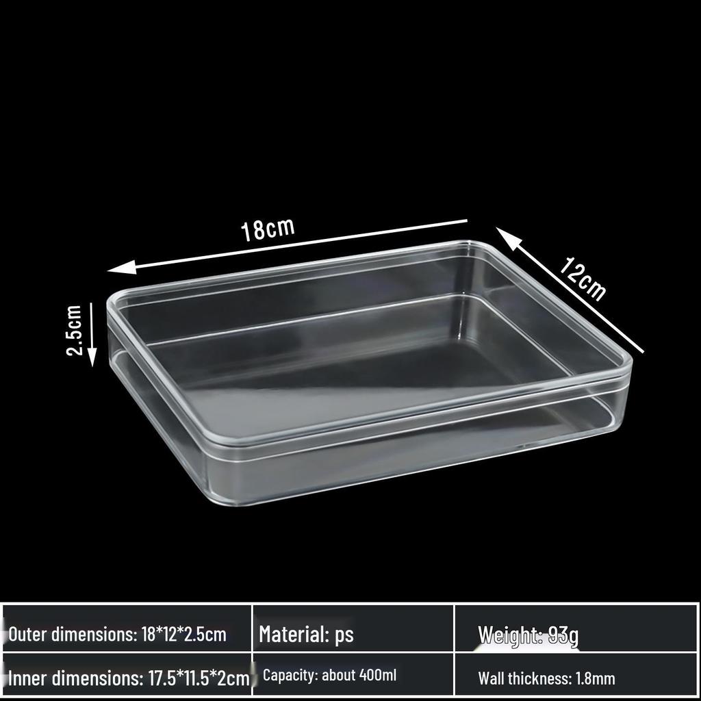 Clear Acrylic Rectangular Gift Box for Tea and Party Souvenirs