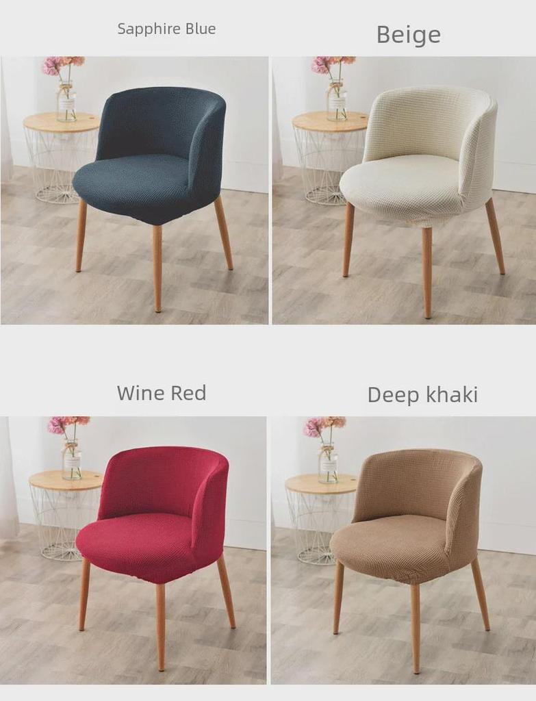 Universeller elastischer Stuhlbezug für Esszimmerstühle – Ganzjährig, verdicktes Bogendesign