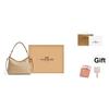 Coach Laurel 31 Commuter Large Capacity Detachable Shoulder Strap Tote Bag Women Tote Bag Light-Khaki CR149-IMNLJ