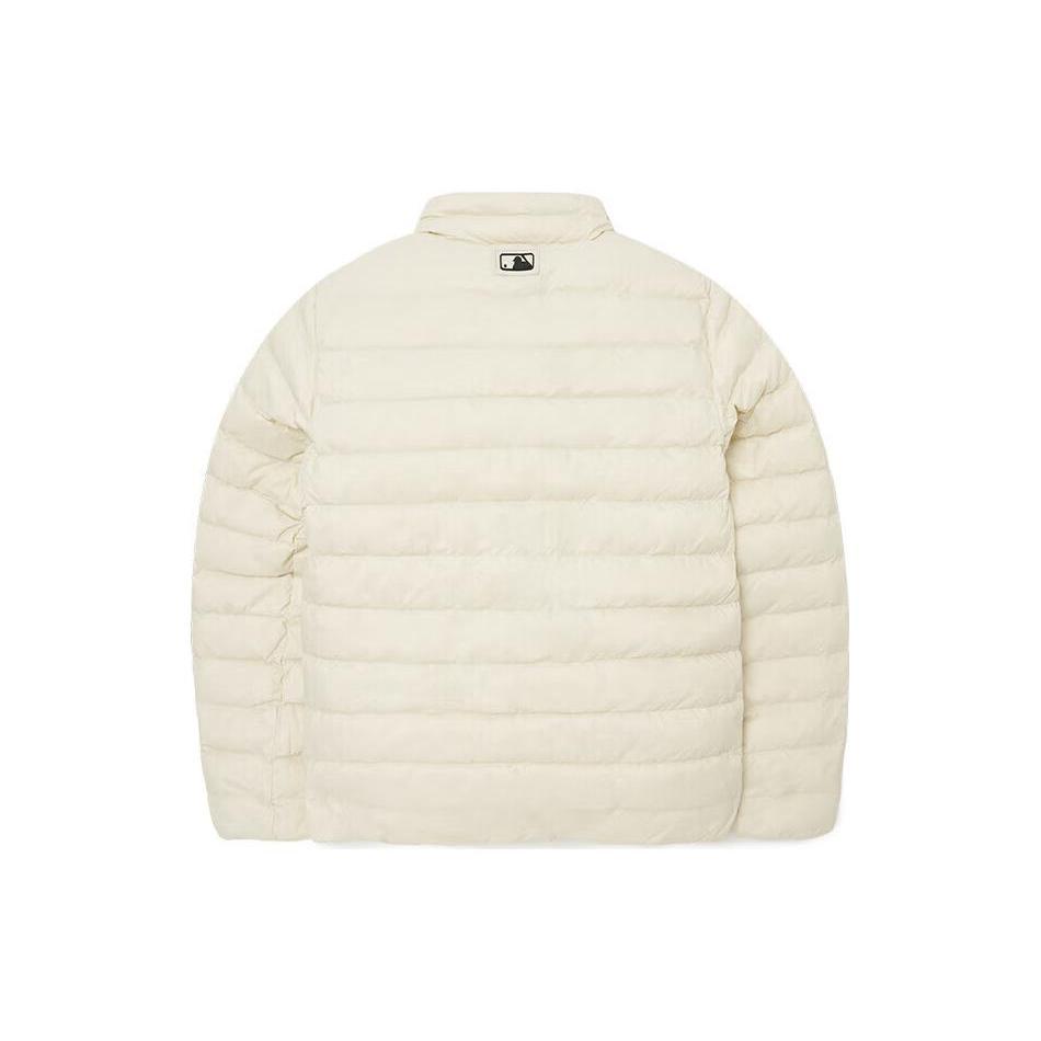 New MLB New York Yankees Down Jackets Unisex Cream 3ADJB1626-50CRS