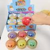 Sparkle Bun Squishy Toy Slow Rebound Stress Relief Squeeze Ball Soft With BeadSteamer Fidget Toy for Anxiety Relief Sensory Toy