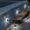 New Solar Outdoor Light Pattern Light Washing Wall Light Courtyard Garden Landscape Circular Decoration Atmosphere Small Night Light