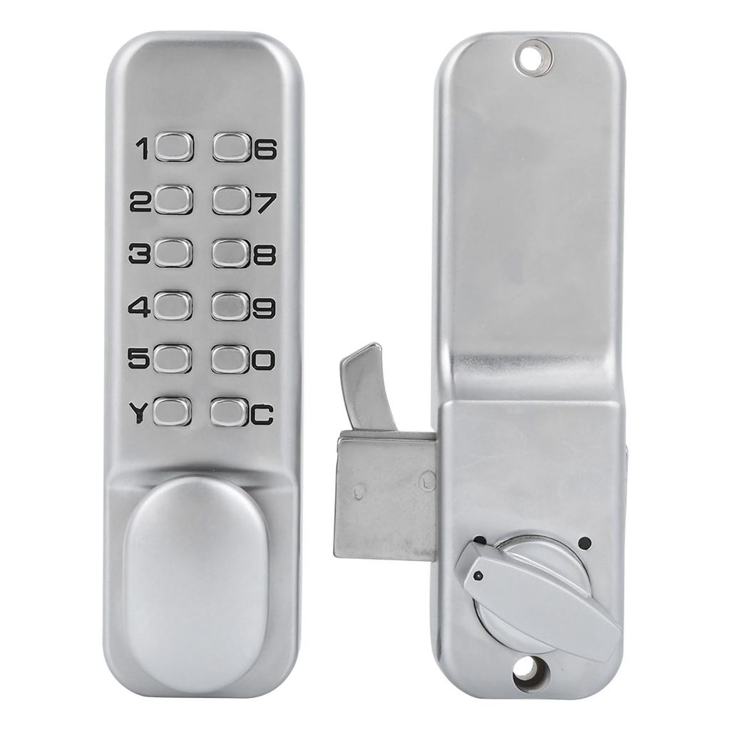 1‑11 Digits Mechanical Combination Lock Sliding Door Keyless Access for Kitchen Office Balcony