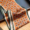 Luxury Design Silk Skinny Scarf Women Retro Hair Bands Neckerchief Soft Satin Lady Headband Bag Ribbon Tie Foulard Female Office