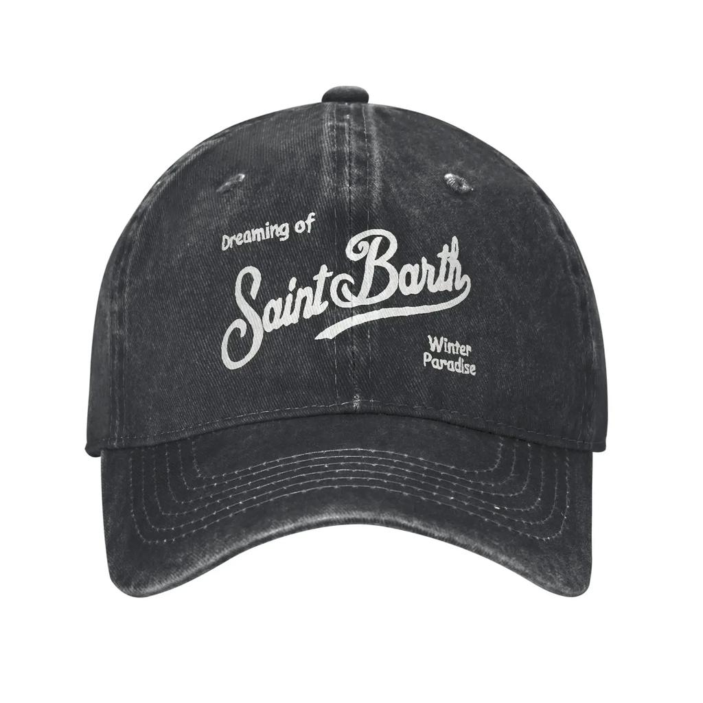 S-SAINT B-BARTH Trucker Hat Merch For Unisex Baseball Caps Vintage Wear Sun Caps Adjustable