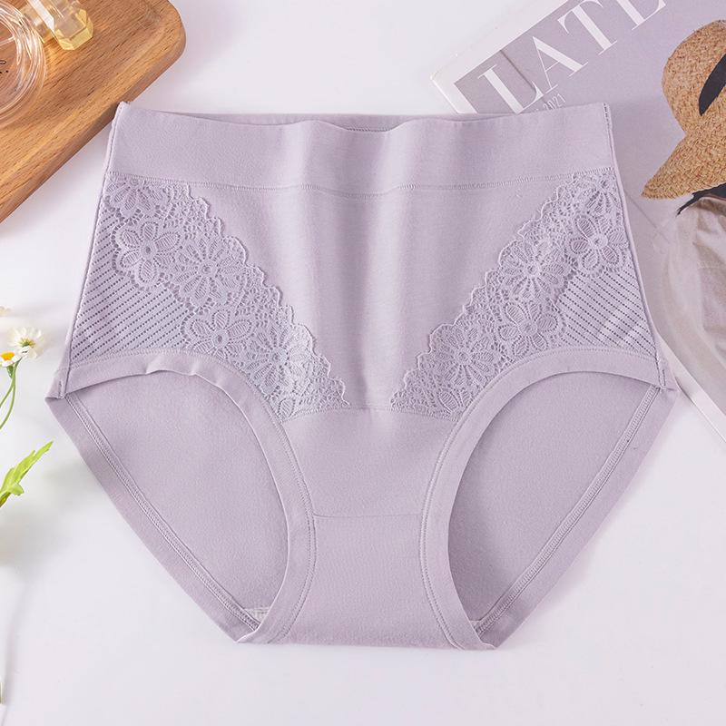 High Waist Cotton Briefs for Middle-aged & Elderly Women - Breathable, Comfortable, Hip Lifting & Abdomen Support.