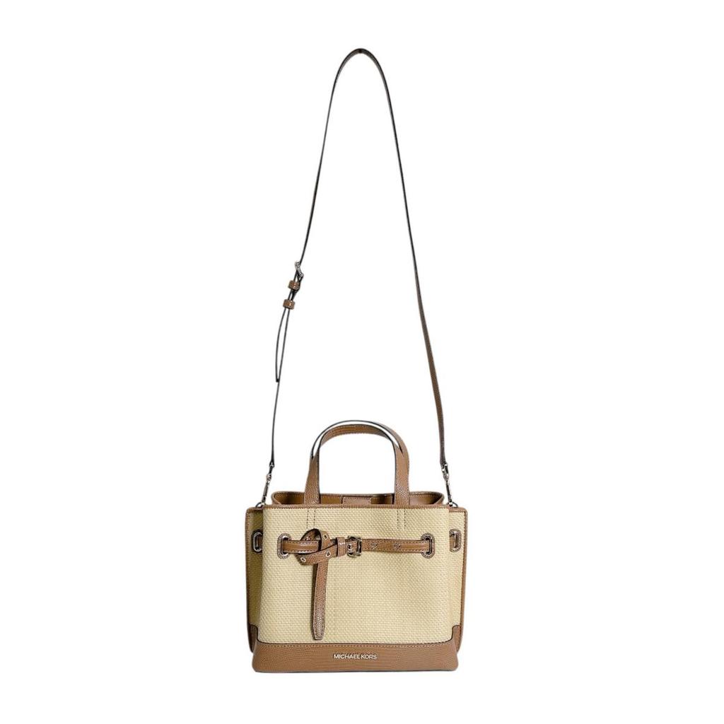 Michael Kors Shoulder Bag Handbag Polyurethane Brown Women 35T2GUSS1W Used