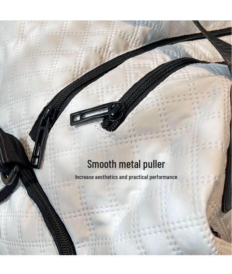 Women's Portable Cross-Border Duffel Bag with Wet/Dry Separation for Business Trips, Sports, Yoga, and Gym.