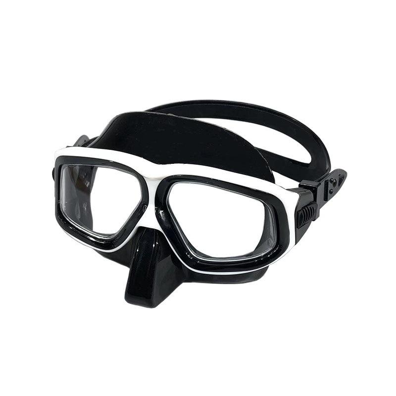 Free Anti-fog Diving Goggles Transparent Silicone Snorkeling Mask