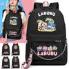 Cartoon Printed Backpack Teenage Boy Girl Schoolbag Large Capacity Waterproof Bagpack Women Men Unisex Travel Laptop Bag