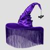 Tassel Cover Wizard Cap Gothic Cosplay Accessories Party Props Masquerade Cap  Masquerade Ball