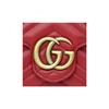 Gucci GG Marmont Vintage Logo Chain Leather Envelope Shoulder Bag Women Shoulder Bag Red 474575-DTD1T-6433