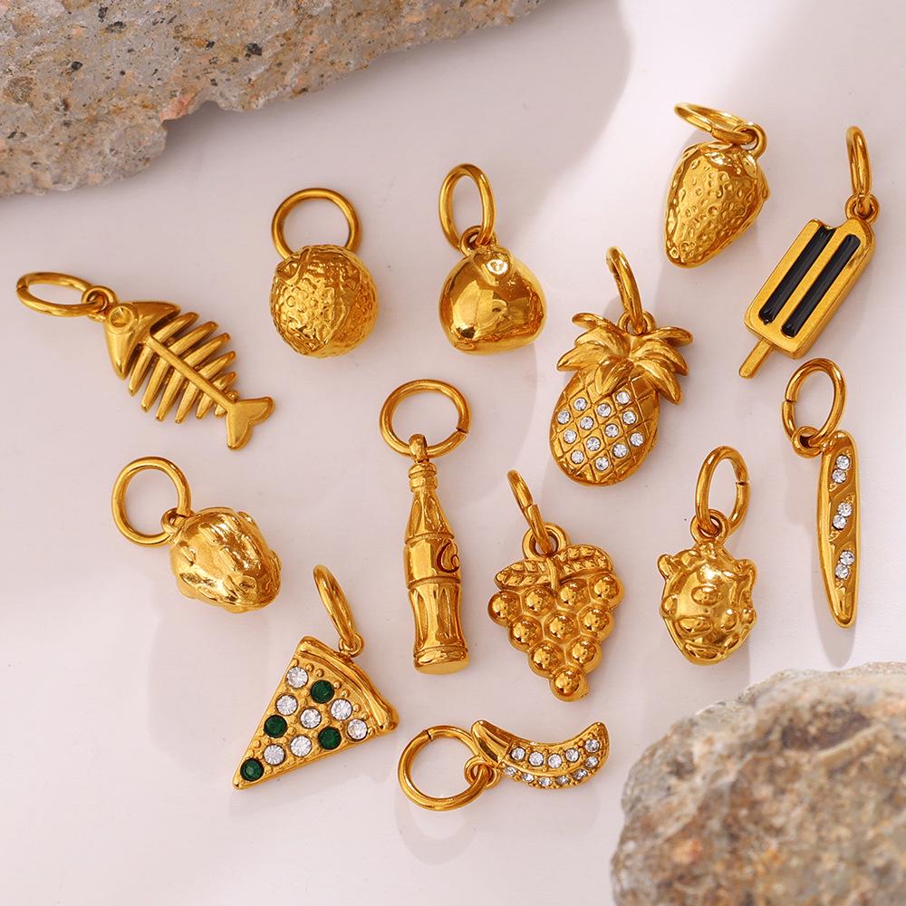 European & American Fashion Fruit Pendant Ornaments - Cookie Biscuit Shape Accessories